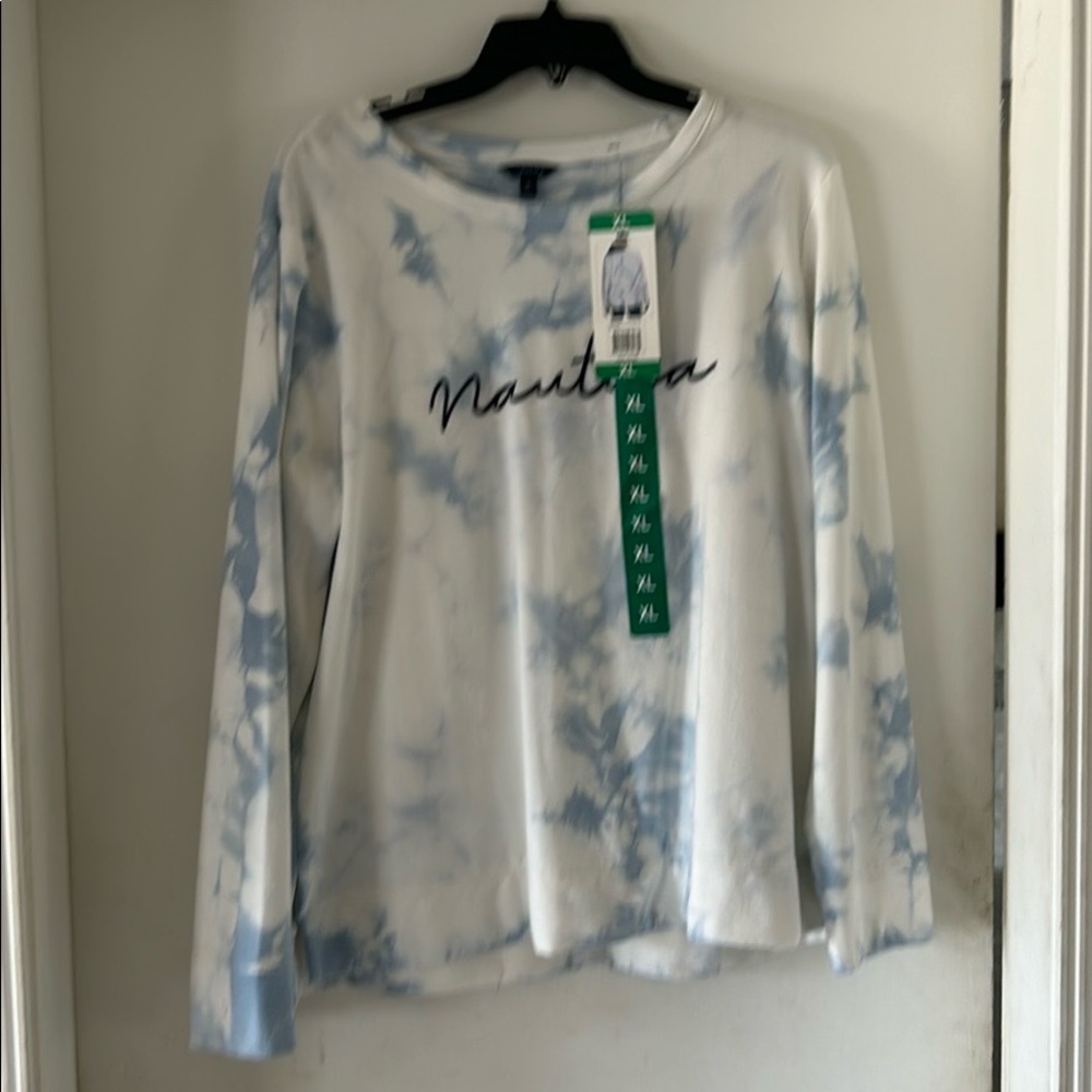 Nautica tie dye sweatshirt